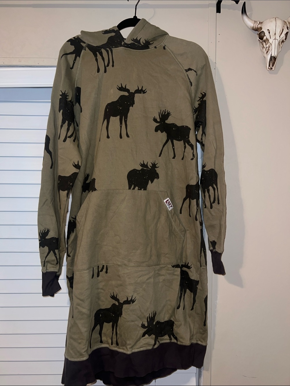 Lazy One Moose Sleepwear with Matching Socks